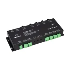 DMX-сплиттер SMART-DMX-4CH 12-36 V XLR3 ARL IP20 металл 5 лет