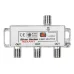 Делитель ТВ х 3 + 4шт. F BOX 5-1000 МГц Silver,