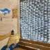 Гирлянда Сеть 2х1,5 м, свечение с динамикой, прозрачный ПВХ, 288 LED, 230 В, белый