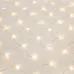 Гирлянда Сеть 1,5х1,5 м, прозрачный ПВХ, 150 LED тёплый белый