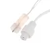 Гирлянда светодиодная Занавес 2х0,8м 160 LED ТЕПЛЫЙ БЕЛЫЙ прозрачный ПВХ IP65 постоянное свечение 230В соединяется NEON-NIGHT нужен шнур 303-500-1