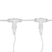 Гирлянда светодиодная Занавес 2х3м 600 LED ТЕПЛЫЙ БЕЛЫЙ белый ПВХ IP65 эффект мерцания 230В соединяется NEON-NIGHT нужен шнур 303-500-1