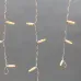 Гирлянда светодиодная Бахрома (Айсикл), 4,0х0,6м, 128 LED ЖЕЛТЫЙ, белый КАУЧУК 2,3мм, IP67, постоянное свечение, 230В NEON-NIGHT нужен шнур питания 315-001