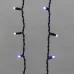 Гирлянда светодиодная Бахрома (Айсикл), 5,6x0,9м, 240 LED СИНИЙ, черный КАУЧУК 2,3мм, IP67, эффект мерцания, 230В NEON-NIGHT (нужен шнур питания 315-000)