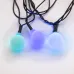 Гирлянда Шарики 18 мм, 5 м, темно-зеленый ПВХ, 30 диодов, RGB