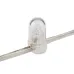 Гирлянда LED клип-лайт 12 V, прозрачный ПВХ, 150 мм, диоды белые Flashing белый
