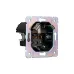 Розетка STRONG одинарная с/з скрытой установки з/ш 16А с USB A+C быстрой зарядки 5В/3А механизм шелк