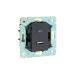 Розетка USB ROUND A+C 3А функция быстрой зарядки механизм оникс