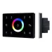 Панель Sens SMART-P85-RGBW Black 230V, 4 зоны, 2.4G ARL, IP20 пластик, 5 лет