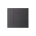 Накладка панели INTELLIGENT ARLIGHT KNX-23-4G-SUF Dark Grey (Backlightless) (IARL, IP20 металл, 2 года)