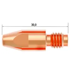Наконечник контактный M8х30 мм CuCrZr D 0.8 мм