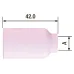 Сопло керамическое для газовой линзы N8 ф12.5 FB TIG 17-18-26  (2 шт.)