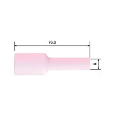 Сопло керамическое для газовой линзы №7L ф11 FB TIG 17-18-26 (10 шт.)
