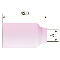 Сопло керамическое для газовой линзы №5 ф8 FB TIG 17-18-26 (2 шт.)