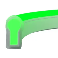 Неон гибкий 25x13 220В 8Вт/м Green IP65 50м 201234