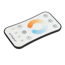 Пульт SMART-R40-MIX 4 зоны, 2.4G ARL, IP20 пластик, 5 лет