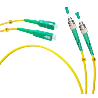 Патч-корд оптический duplex 5м FC/APC-SC/APC 9/125 sm LSZH