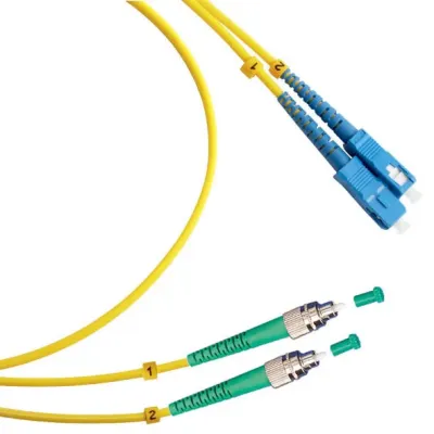Патч-корд оптический duplex 10м FC/APC-SC/UPC 9/125 sm LSZH
