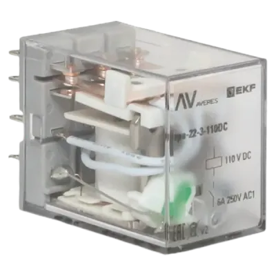 Реле промежуточное RPA 22/3 6A 110В DC EKF