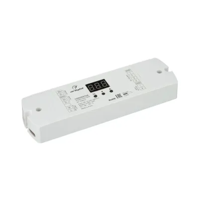 Конвертер SMART-K40-DMX 12-24V, 0/1-10V ARL, IP20 пластик, 5 лет