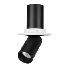 Светильник SP-NUANCE-TRIMLESS-PULL-R35-7W Warm3000 BK 36 deg 230V IP40 металл 5 лет
