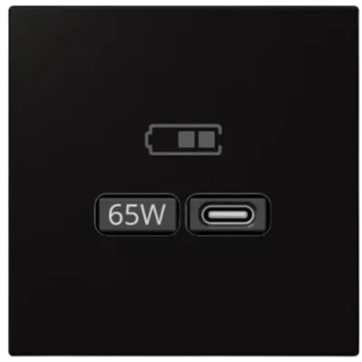 Розетка USB с разъемами Type A+C 1,5А 230V с накладкой
