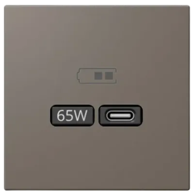 Розетка USB с разъемами Type A+C 1,5А 230V с накладкой