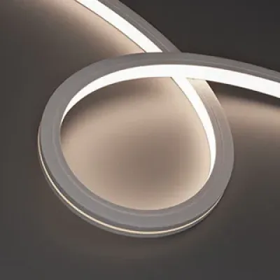 Лента герметичная MOONLIGHT-PRO-TOP-X320-20x20mm 48V White6000, 10 W/m, IP67, 30m, wire x2, Вывод боковой, 7 лет