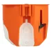 Коробка установочная ЭРА KUU-71-65-unibox двухкомпонентная универсальная оранжевая 71х65мм UniBox саморезы IP30