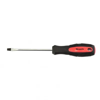 Отвертка Anti-Slip, SL5,0х100 мм, CrV, 2к рукоятка
