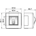 Коробка в сборе с 1 розеткой RJ45, кат.5е (телефон / компьютер), белая