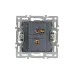 Механизм выключателя одноклавишный проходной SWT-MKP1-PL-BK 250V, 16A