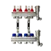 Комплект коллекторов FHF-4RF set с расходомерами, кронштейнами и воздухоотводчиками, 4 контура Комплект коллекторов FHF-4RF set с расходомерами, кронштейнами и воздухоотводчиками, 4 контура