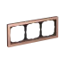 ARTGALLERY PURE 3-постовая РАМКА, МЕТАЛЛ МЕДЬ