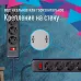 Фильтр сетевой ПВС 3х0.75 черный 1.8м с выключателем