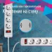 Фильтр сетевой ПВС 3х0.75 белый 5м с выключателем