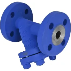 Фильтр сетчатый GS-C25-304-F SYI Ду20 Ру40 Y-образный, фланцевый, корпус углеродистая сталь GS-C25, сетка нержавеющая сталь AISI 304, прокладка металл, SYI