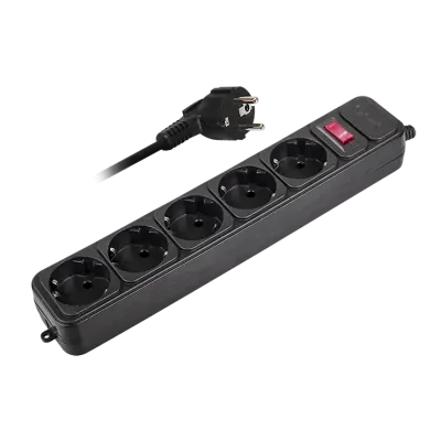Фильтр сетевой ФАZА FOP-05GS-180-bk черный