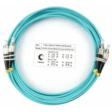 Патч-корд оптический duplex 5м FC-FC 50/125MM OM3 LSZH