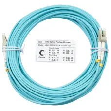 Патч-корд оптический duplex 10м LC-LC 50/125MM OM3 LSZH