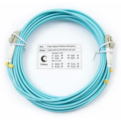 Патч-корд оптический duplex 5м LC-LC 50/125MM OM3 LSZH