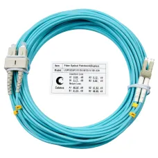 Патч-корд оптический duplex 25м LC-SC 50/125MM OM3 LSZH