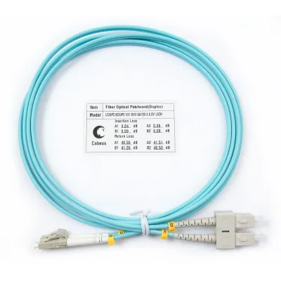 Патч-корд оптический duplex 2м LC-SC 50/125MM OM3 LSZH