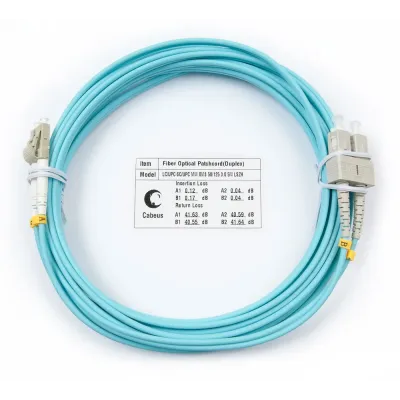 Патч-корд оптический duplex 5м LC-SC 50/125MM OM3 LSZH