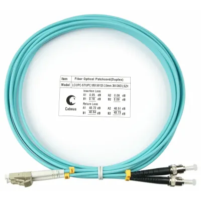 Патч-корд оптический duplex 3м LC-ST 50/125MM OM3 LSZH