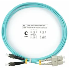 Патч-корд оптический duplex 1,5м SC-FC 50/125MM OM3 LSZH