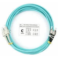 Патч-корд оптический duplex 10м SC-FC 50/125MM OM3 LSZH