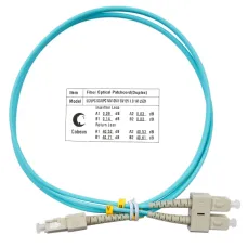 Патч-корд оптический duplex 1м SC-SC 50/125MM OM3 LSZH