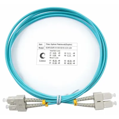 Патч-корд оптический duplex 2м SC-SC 50/125MM OM3 LSZH