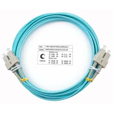 Патч-корд оптический duplex 5м SC-SC 50/125MM OM3 LSZH